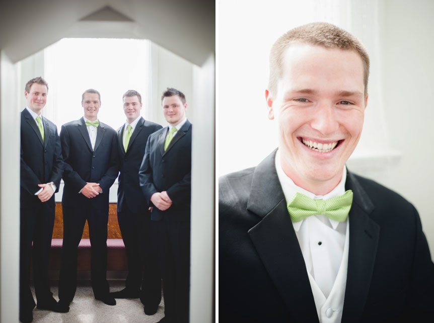 portrait of the groom and his brothers taken by Listowel wedding photographer.