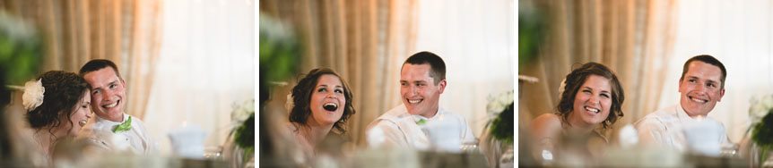 candid moments captured by Listowel wedding photographerat a wedding reception in Listowel Golf Country Club
