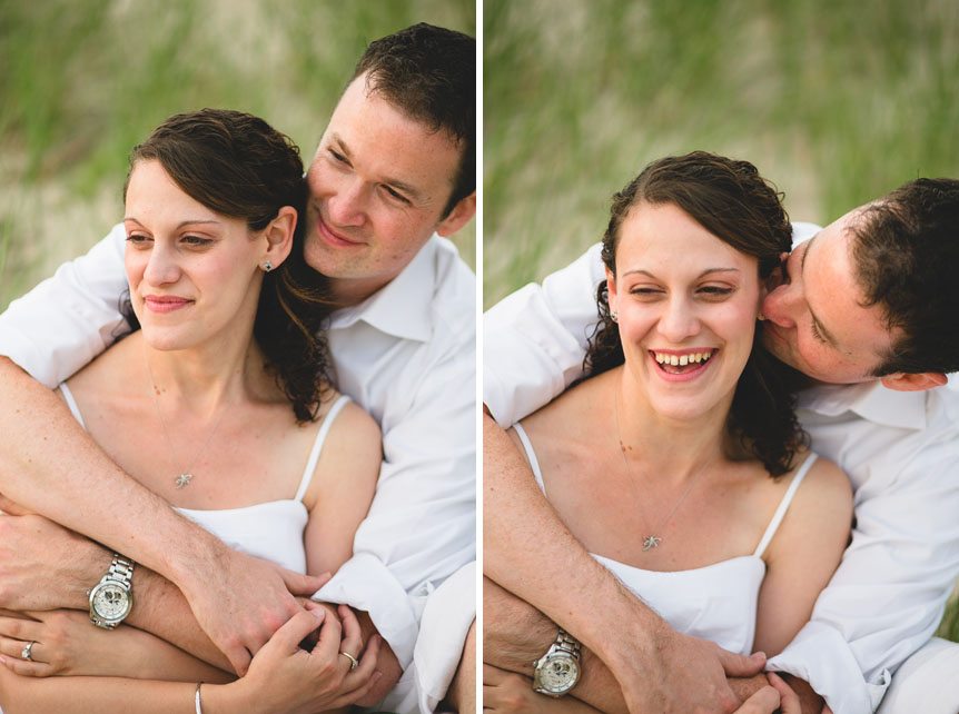 fine art engagement portraits in Grand Bend by Toronto wedding photographer