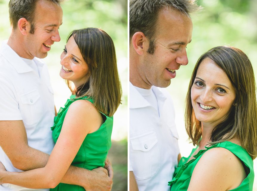 beautiful couple on their Pinery engagement session.