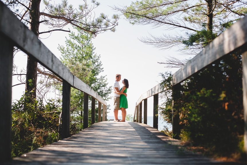 Fine art wedding photographer shares photos from a couple's Pinery engagement session in Grand Bend, Ontario