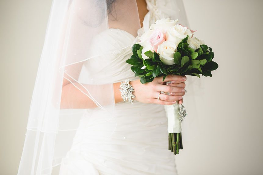Wedding bouquet from Streetsville Florist as photographed by Newmarket Wedding Photographer.