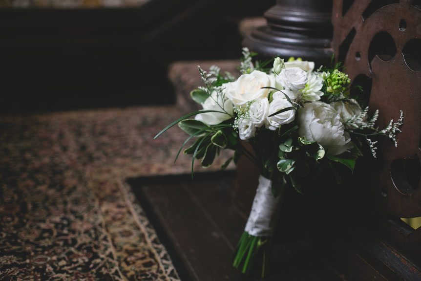 Beautiful bouquet photographed by Documentary Style Wedding Photography studio.