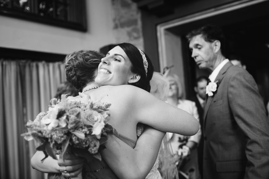 London wedding photographer captures an emotional moment between the bride and her mother.