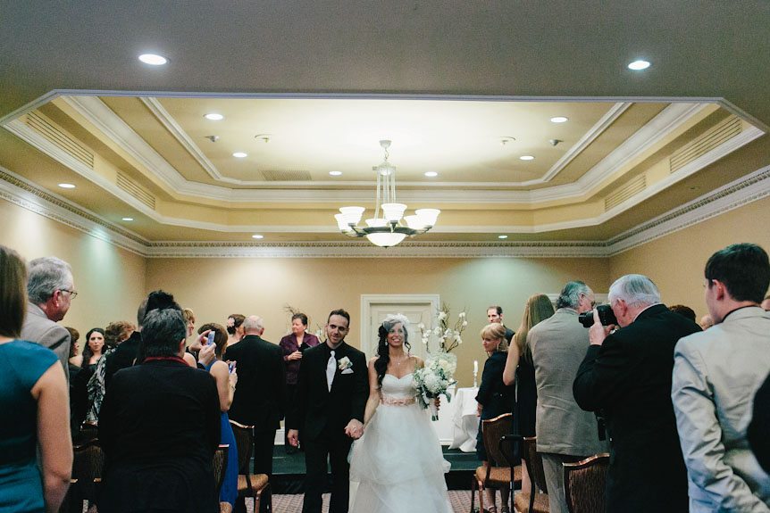 Indoor wedding ceremony location in Niagara-On-The-Lake Ontario.