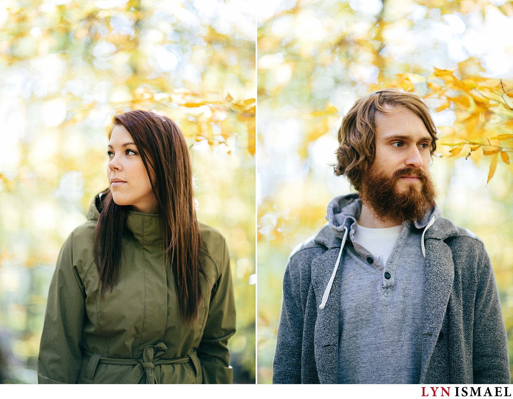 Contemporary portraits at an engagement session in Waterloo.