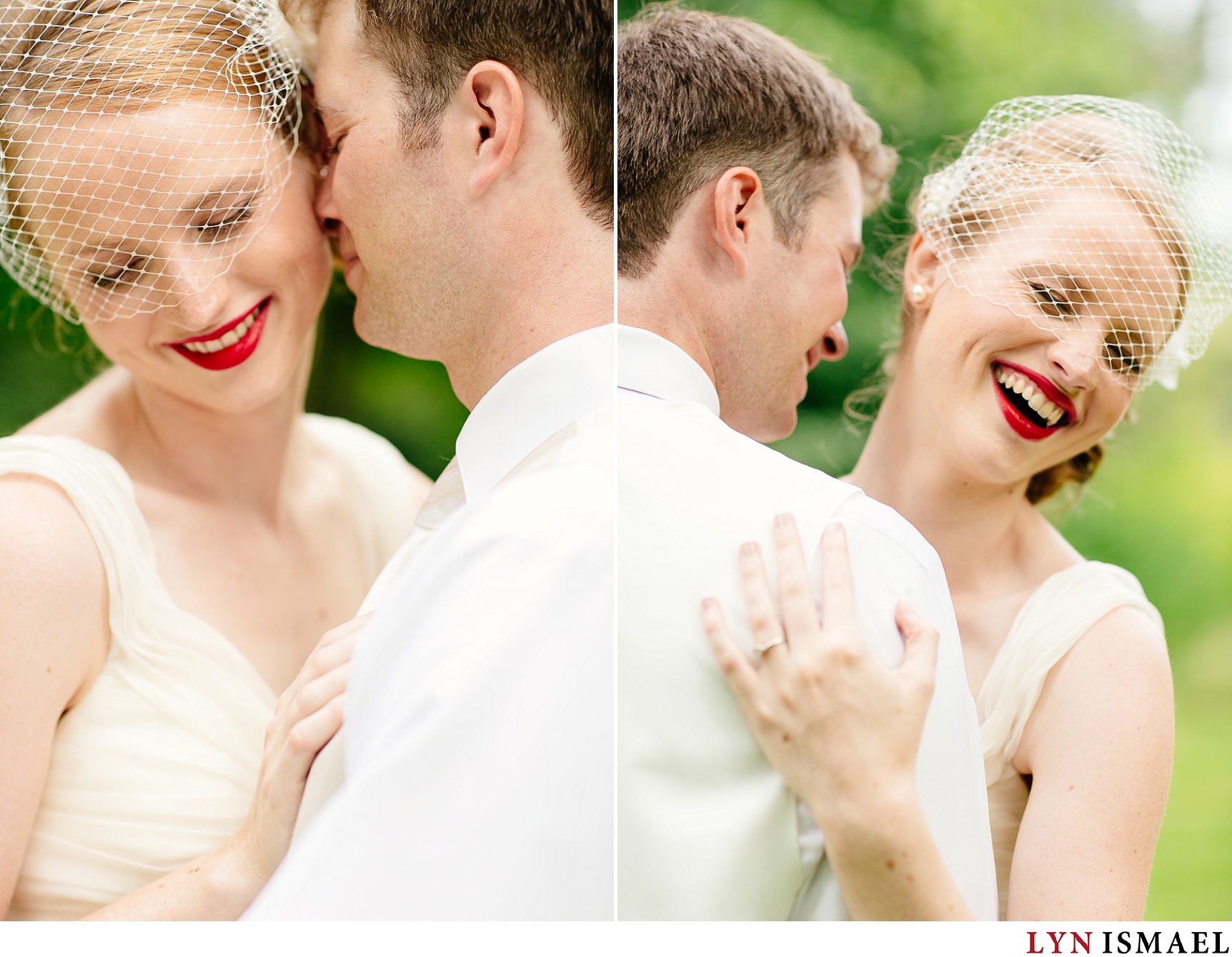 A beautiful bride and her groom in a Belwood Lake Conservation Area wedding.