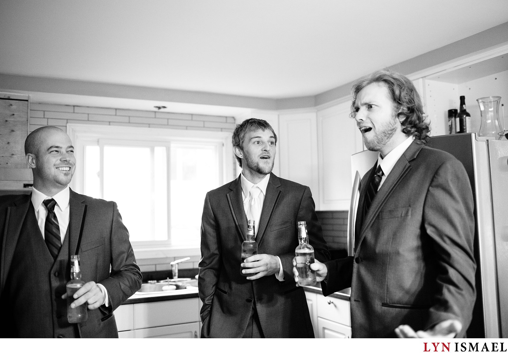A funny moment when the best man tells a story about the groom.