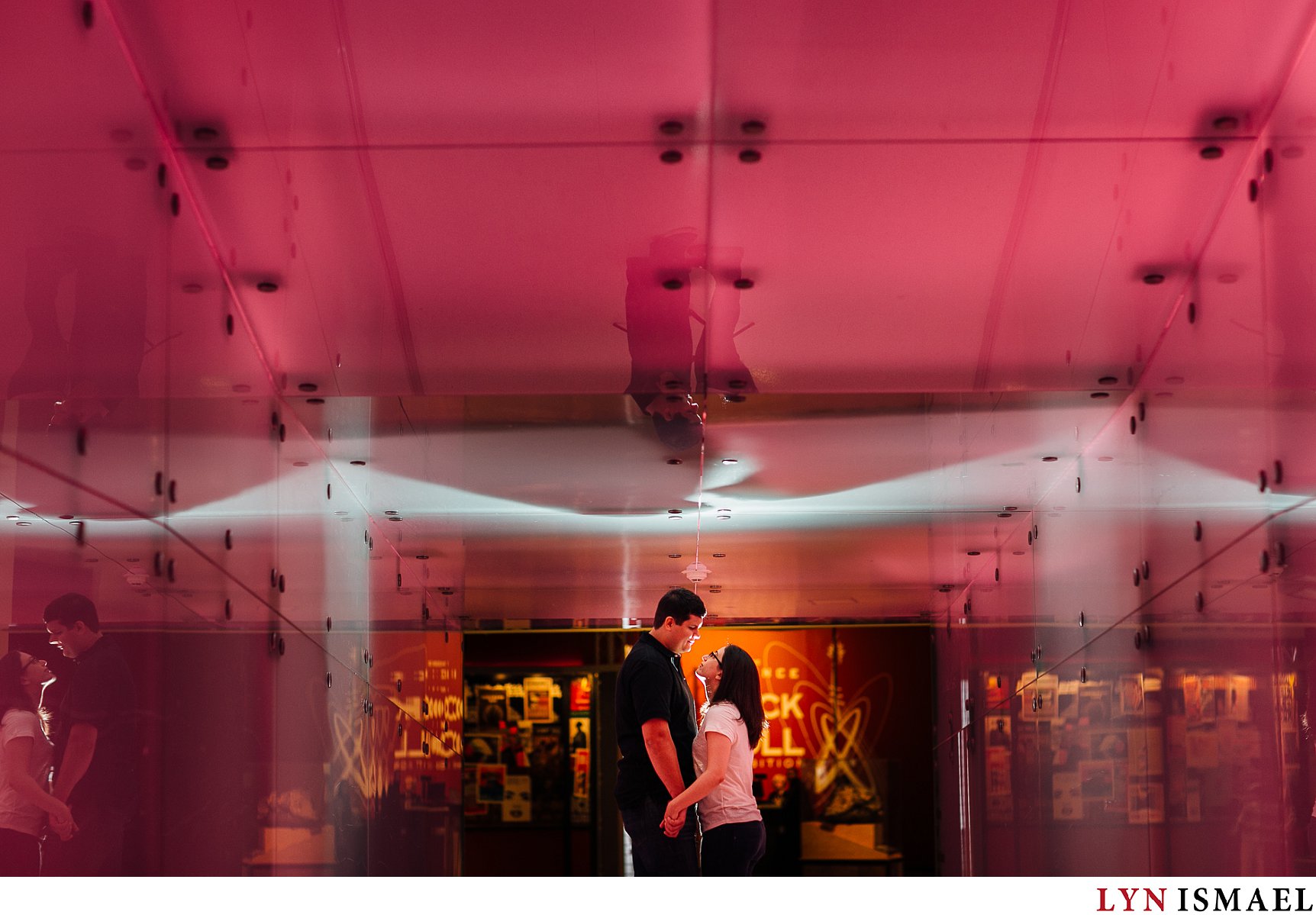 Toronto wedding photographer shares images from Ellie and Matt's engagement session at the Ontario Science Centre