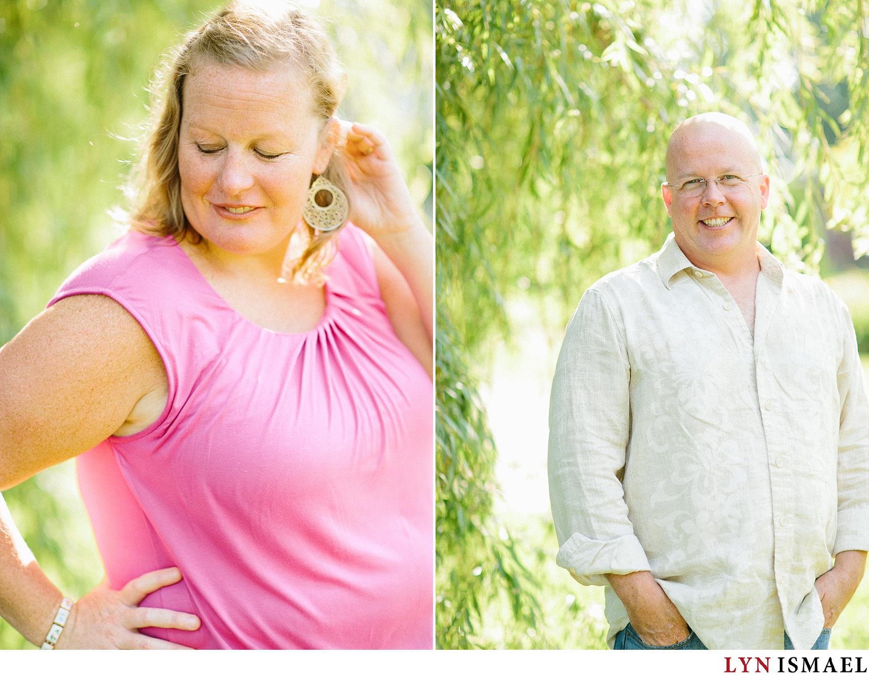 Beautiful portraits of an engaged couple in Bayfield, Ontario.