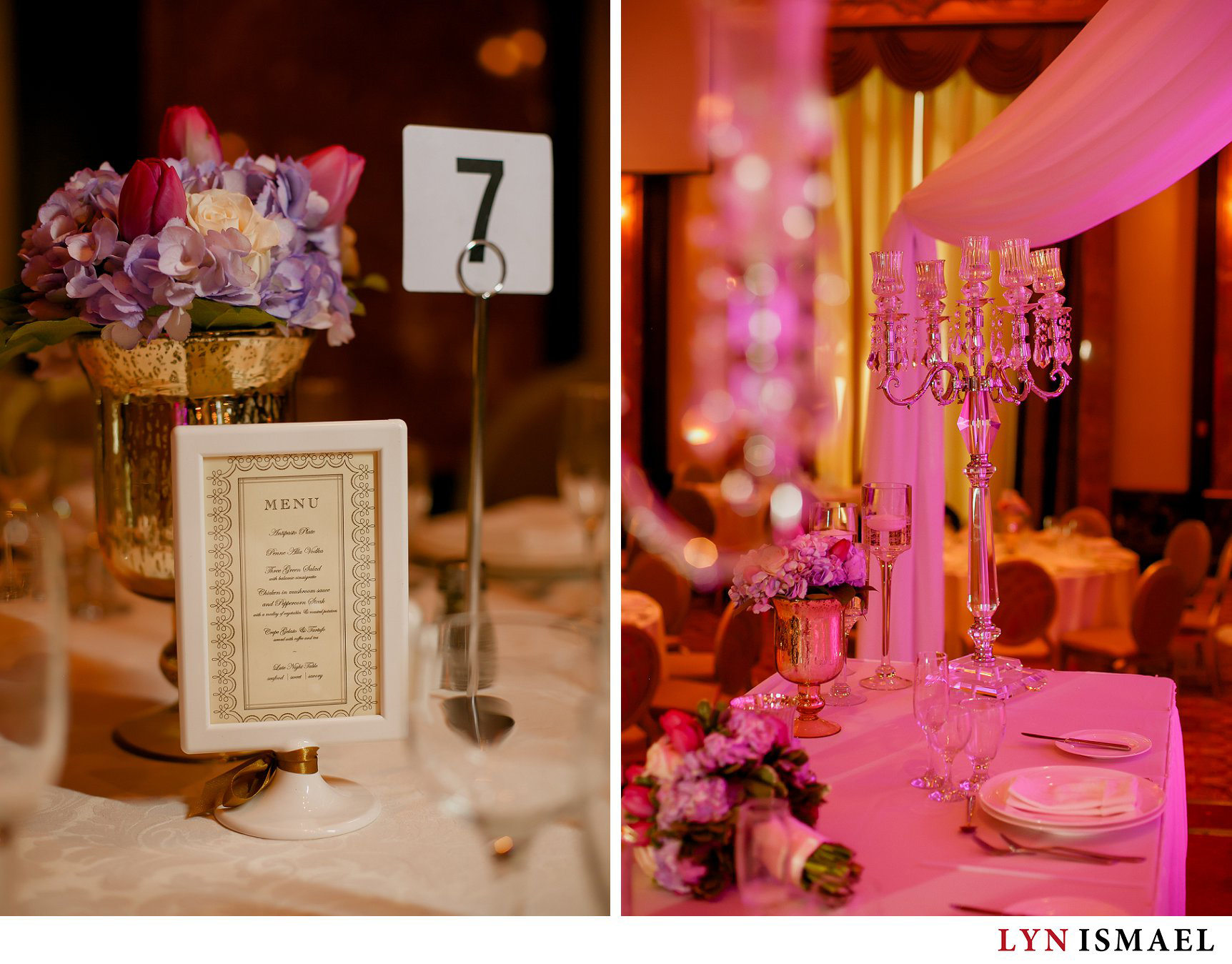 elegant details at a wedding at the Grand Victorian Convention Centre