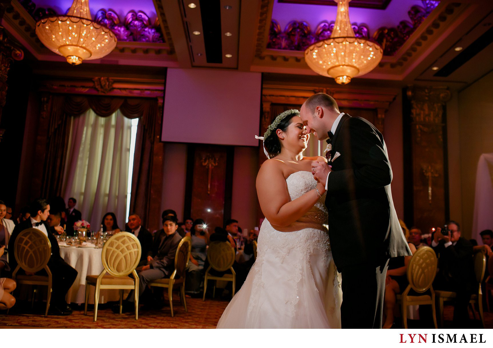 first dance at a wedding at the Grand Victorian Convention Centre