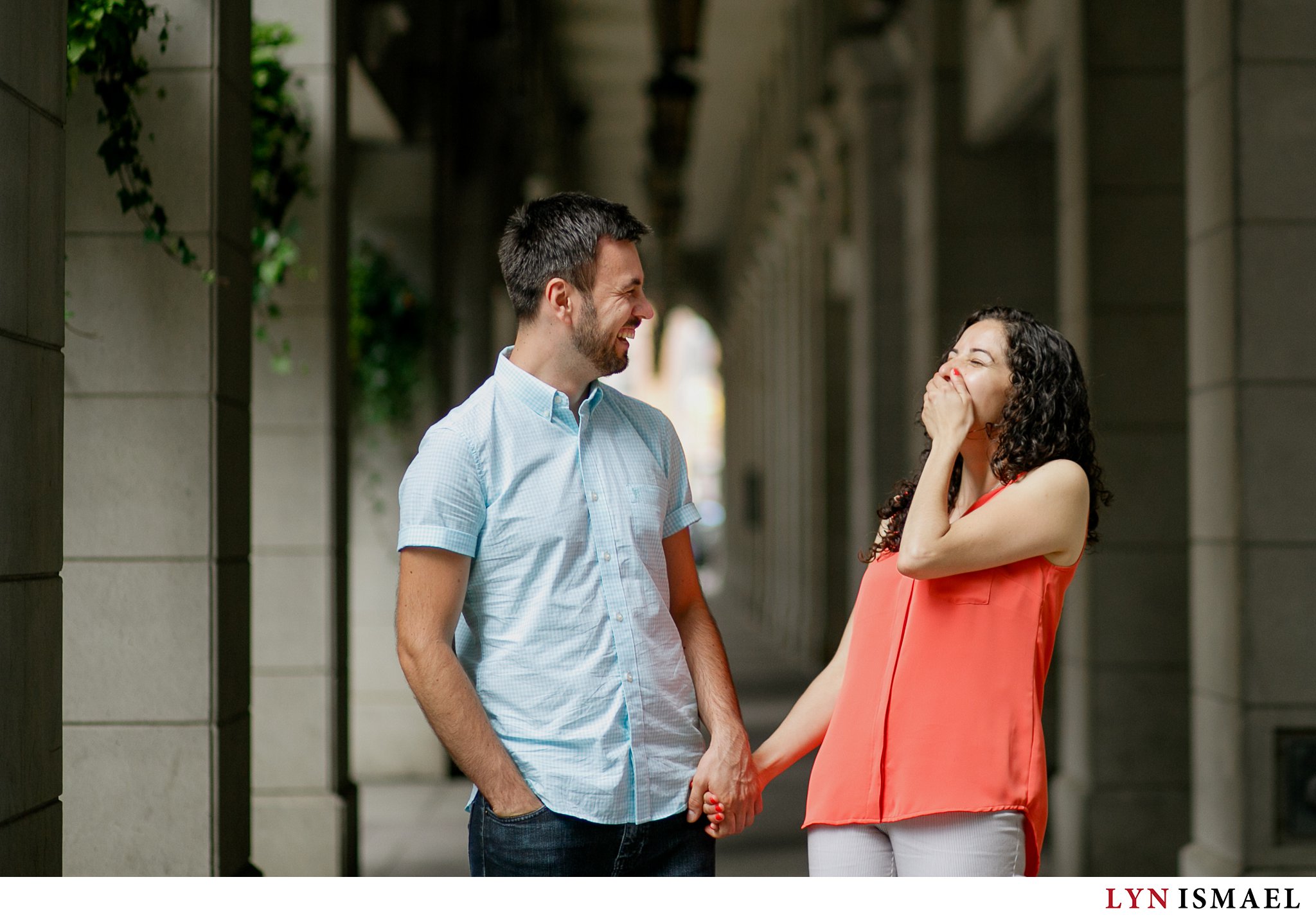 Toronto wedding photographer photographs an Engagement session at Toronto's St Lawrence Area