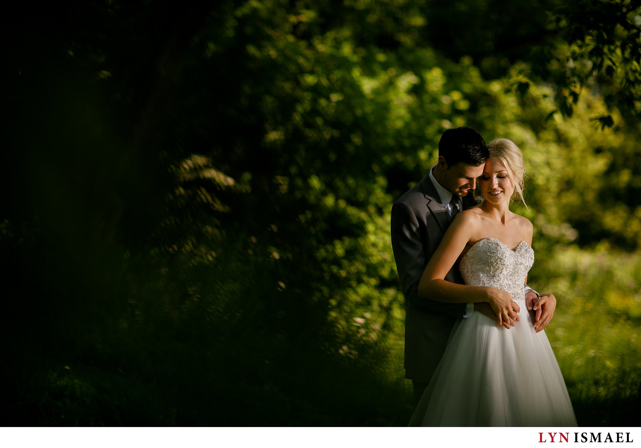 Portrait of the bride and groom in Listowel