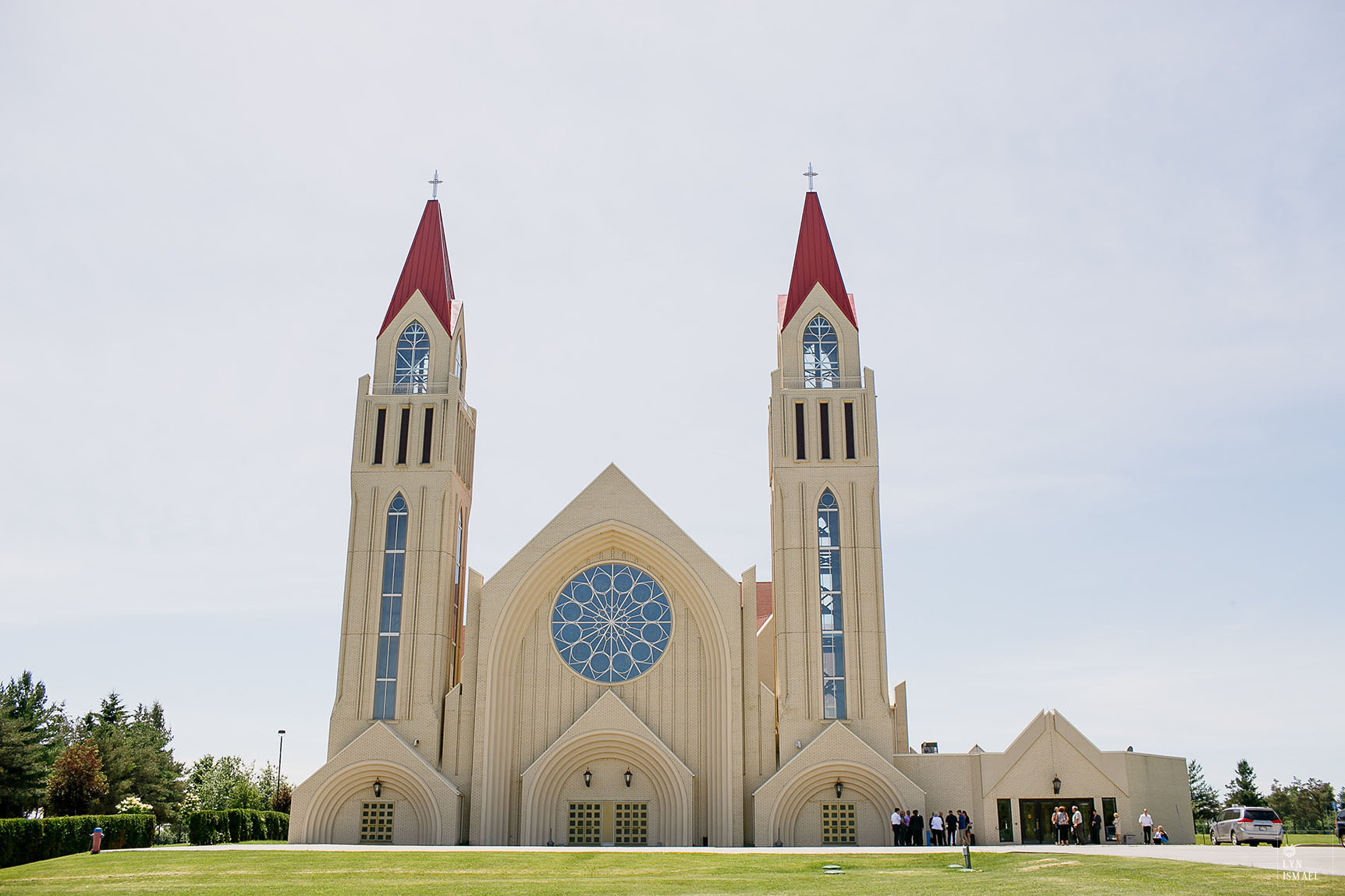 Outside Croatian Centre Queen of Peace church