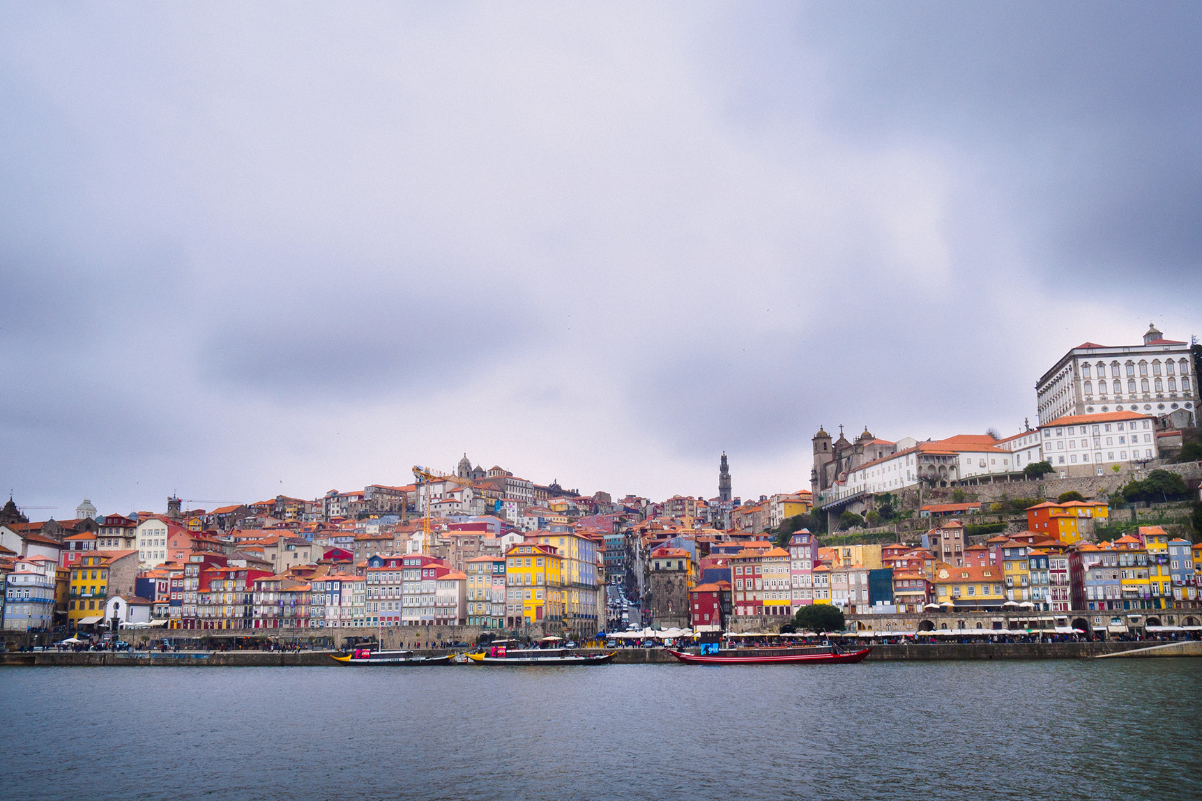 Porto's colourful architecture by the Duoro River.