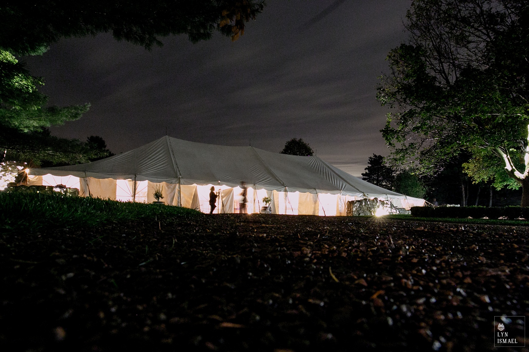 Marquis tent at Knollwood Golf Club wedding