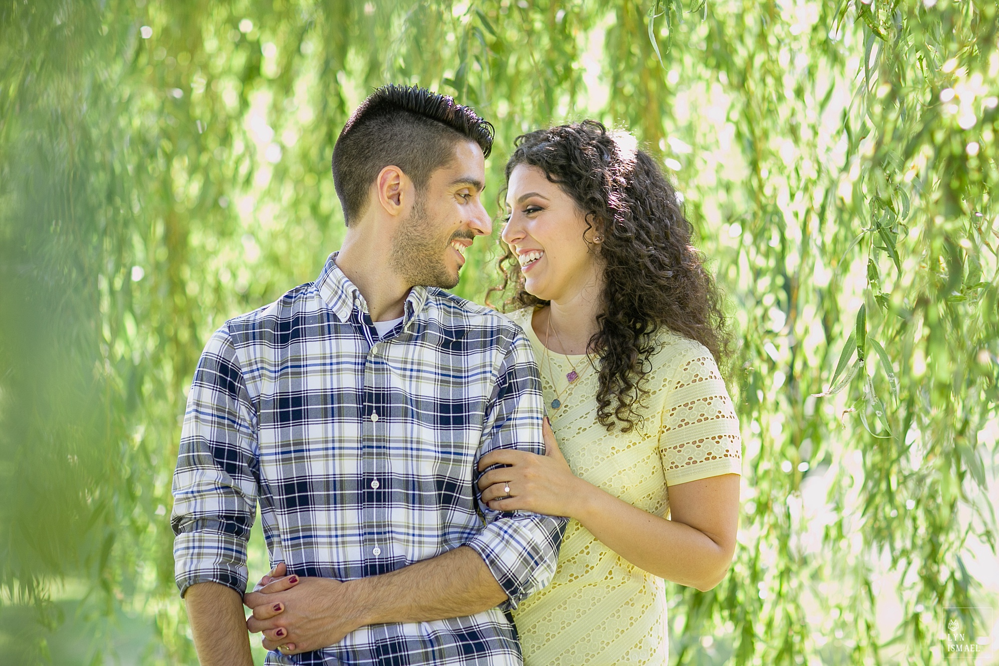 Danielle and Cosimo's Toronto Island engagement session at Ward's Island