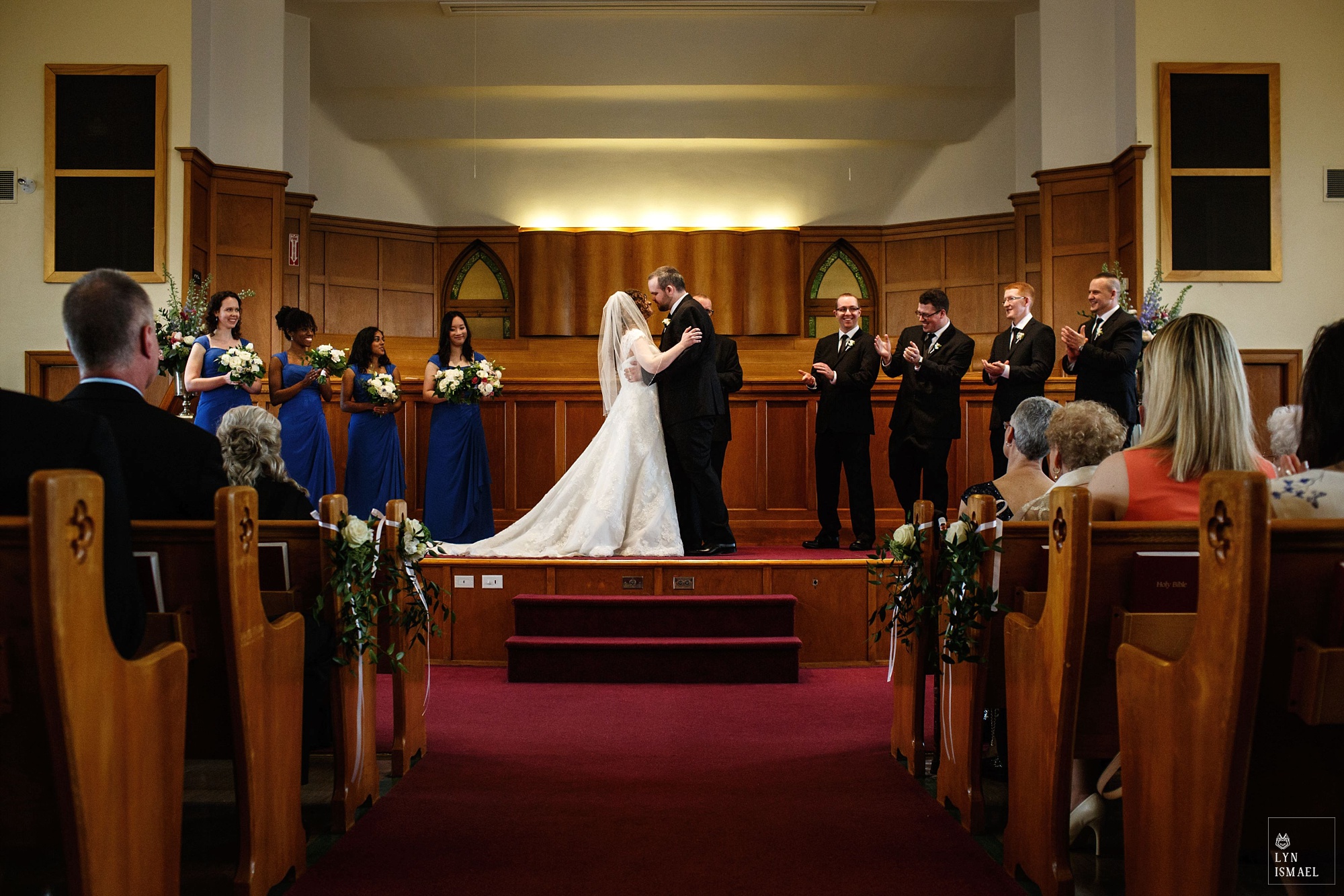 Wedding at the Kitchener Mennonite Brethren Church