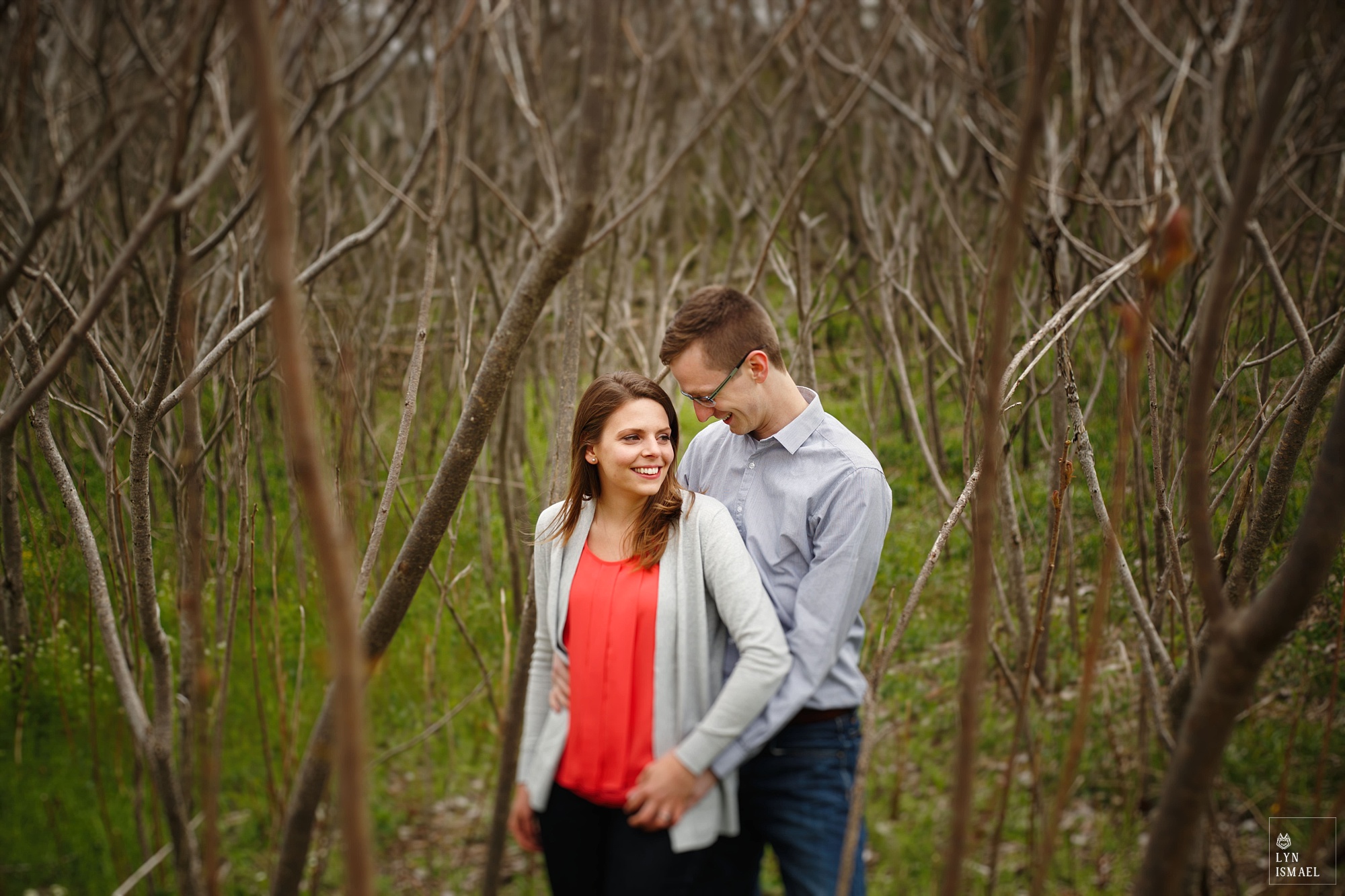 Natural location for an engagement session in Kitchener, Ontario.