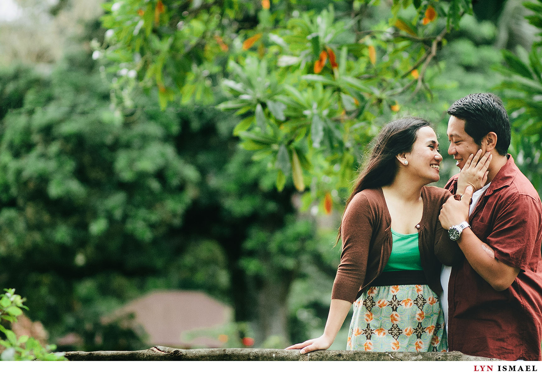 tropical engagement session in the Philippines.