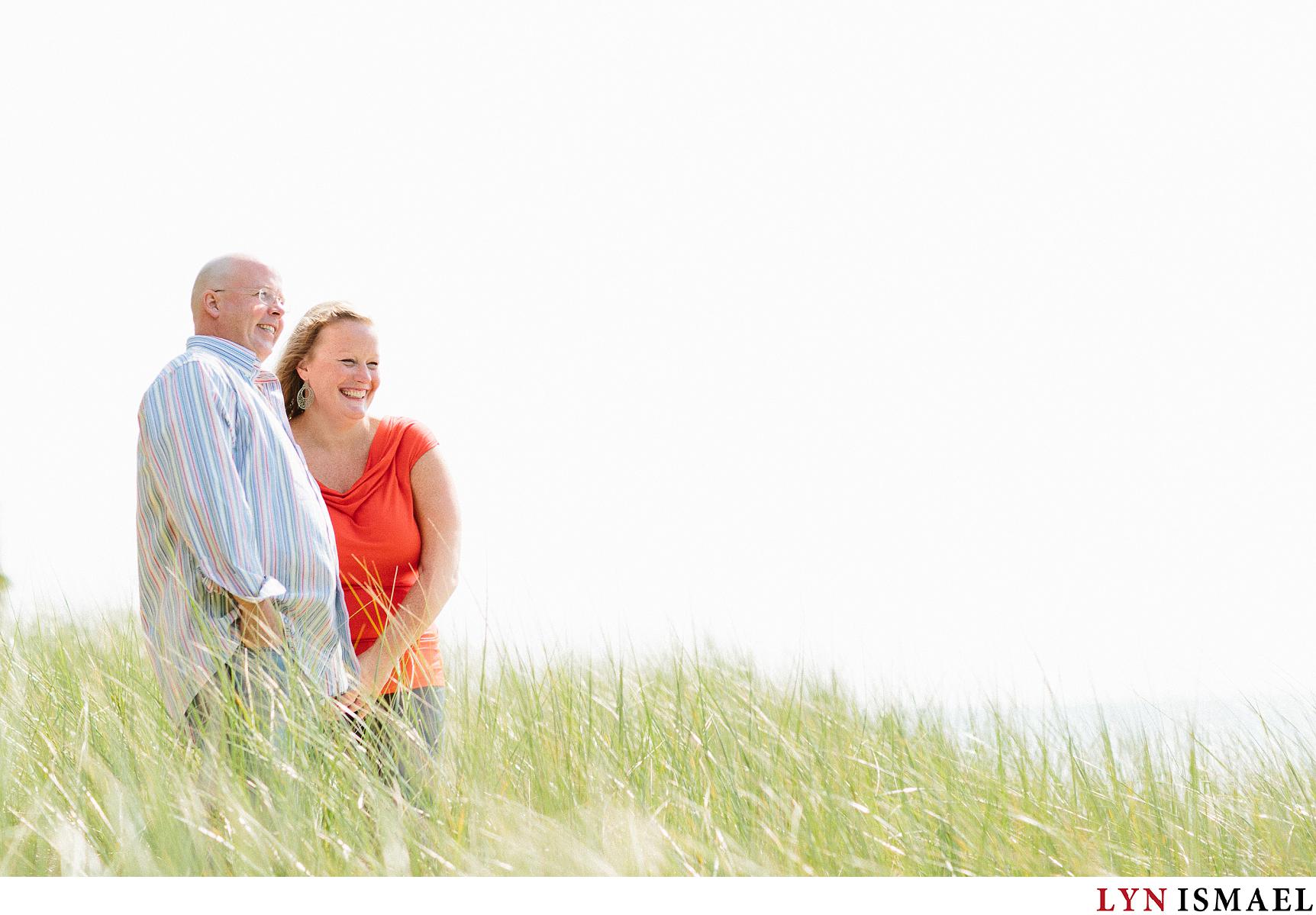 A Bayfield Beach engagement session